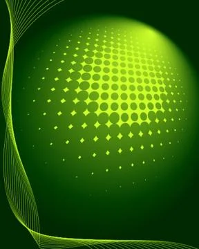 Background Composition, Web Template (Halftone) Stock Illustration