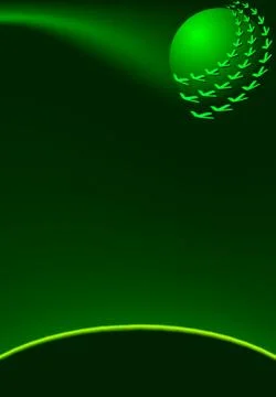 Background Composition, Web Template (Halftone) Stock Illustration