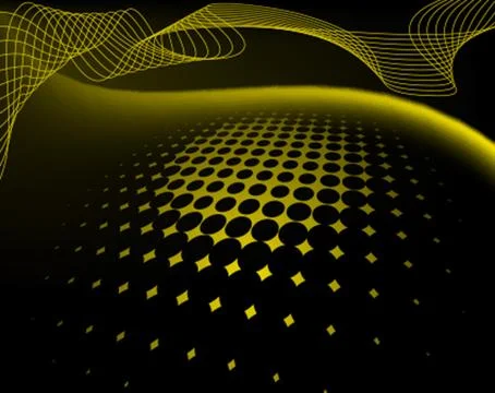 Background Composition, Web Template (Halftone) Stock Illustration