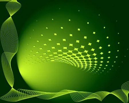 Background Composition, Web Template (Halftone) Stock Illustration