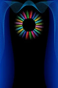 Background Composition, Web Template (Halftone) Stock Illustration