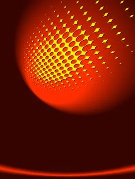 Background Composition, Web Template (Halftone) Stock Illustration