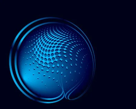 Background Composition, Web Template (Halftone) Stock Illustration