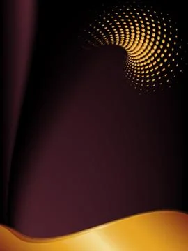 Background Composition, Web Template (Halftone) Stock Illustration