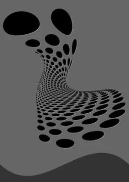 Background Composition, Web Template (Halftone) Illustrazione stock