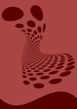 Background Composition, Web Template (Halftone) Stock Illustration