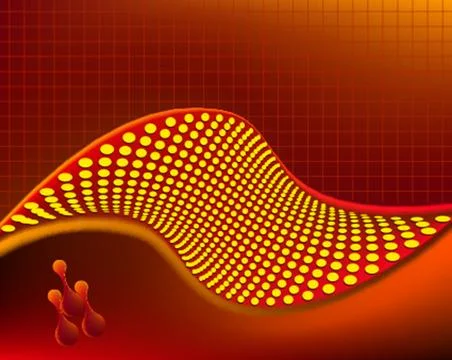 Background Composition, Web Template (Halftone) Stock Illustration