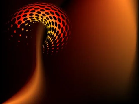 Background Composition, Web Template (Halftone) Stock Illustration