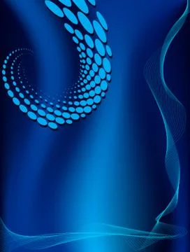 Background Composition, Web Template (Halftone) Stock Illustration