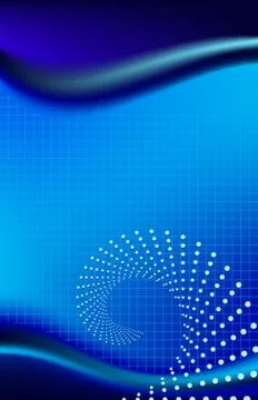 Background Composition, Web Template (Halftone) Stock Illustration