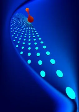 Background Composition, Web Template (Halftone) Stock Illustration