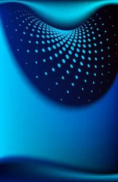 Background Composition, Web Template (Halftone) Illustrazione stock