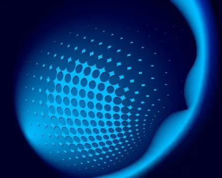 Background Composition, Web Template (Halftone) Stock Illustration