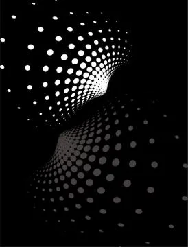 Background Composition, Web Template (Halftone) Illustrazione stock