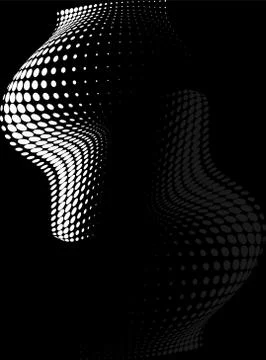 Background Composition, Web Template (Halftone) Stock Illustration