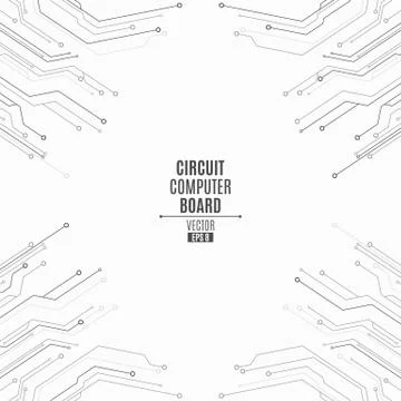 Background from computer board. Circuit computer board. High-tech network gra 库存插图