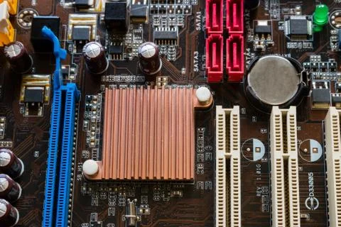 Background of computer chip closeup 스톡 사진