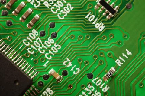 Background - computer electronic scheme Stock Photos