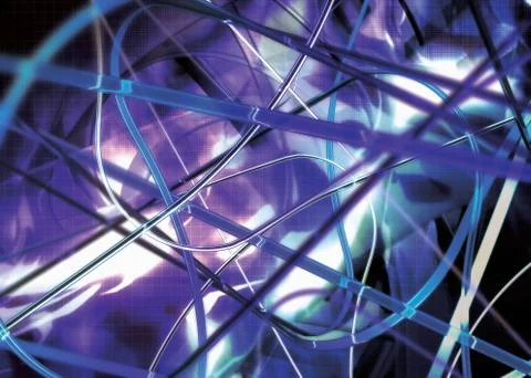 Background computer internet art collage digital Stock Illustration