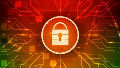 Background of computer security and information protection on the Internet. 스톡 사진