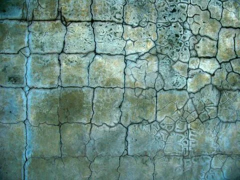 Background concrete wall with cracks Stock Photos