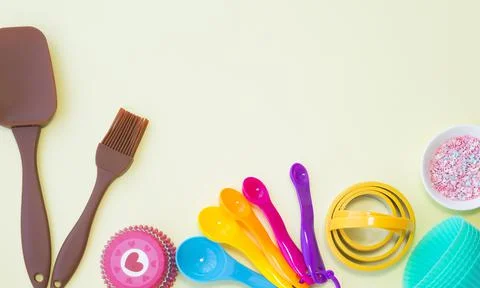 Background for the confectioner Foto stock