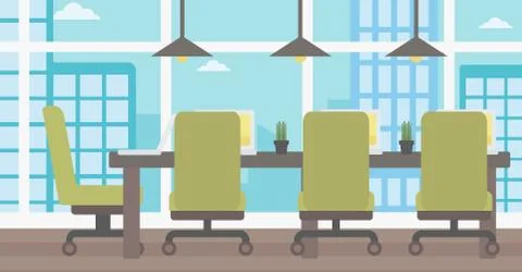 Background of conference room Stock Illustration