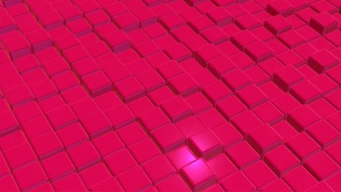 Background consisting of pink rectangles that move beautifully. Stock Footage