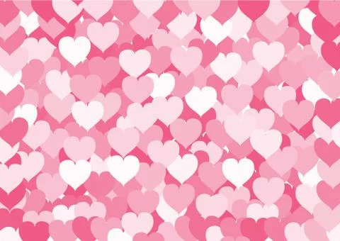 The background consisting of set of hearts. Stock Illustration