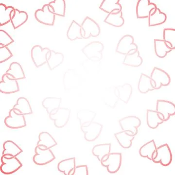 Background consisting of two woven hearts Stock Illustration
