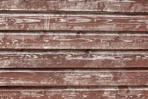 Background consisting of weathered  brown boards Foto stock