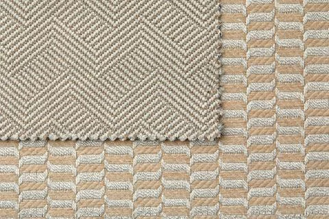 The background consists of several types of colored tiles with different Stock Photos