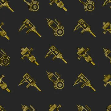 Background for construction tools Illustrazione stock