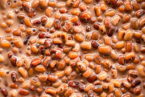 Background of cooked red beans Stock Photos
