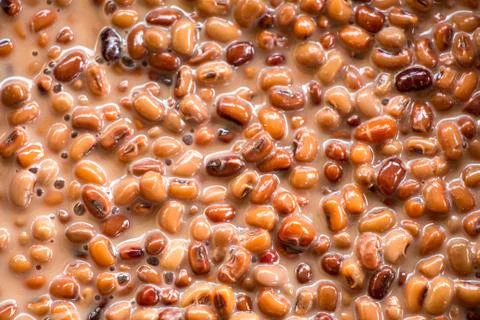 Background of cooked red beans Stock Photos