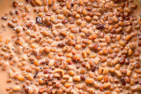 Background of cooked red beans Stock Photos