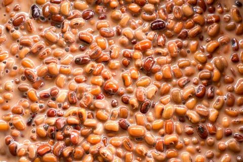 Background of cooked red beans Stock Photos