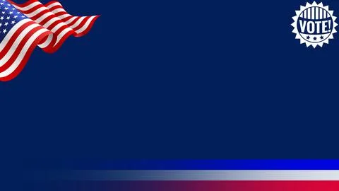 Background copy space area for US Election Day Stock Illustration