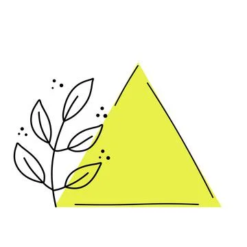 Background with copy space with natural pattern. Silhouette of plants 스톡 일러스트