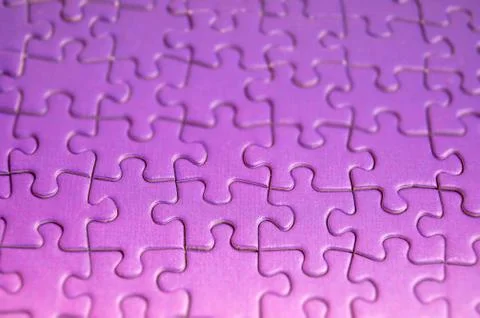Background of correctly placed colored puzzle pieces Stock Photos