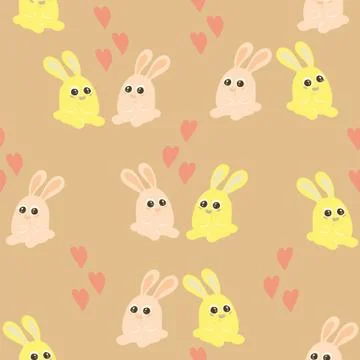 Background of the couples of hares Stock-Illustration