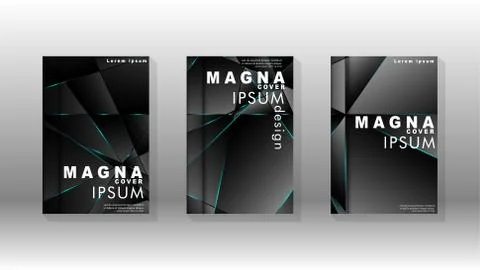 The background of the cover design pattern. blue triangle line. Vector front  스톡 일러스트