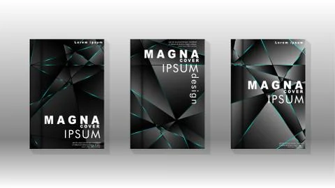 The background of the cover design pattern. blue triangle line. Vector front  스톡 일러스트