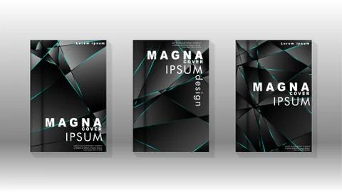 The background of the cover design pattern. blue triangle line. Vector front  스톡 일러스트