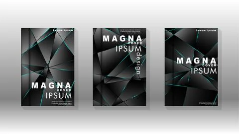 The background of the cover design pattern. blue triangle line. Vector front  스톡 일러스트