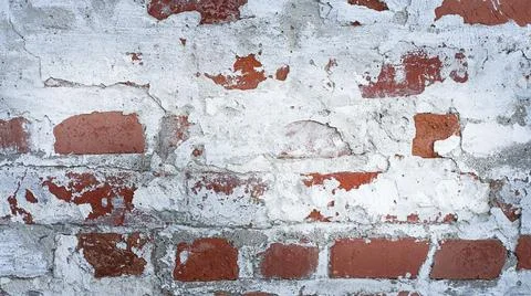 Background of crack brick wall texture Stock Photos