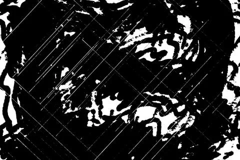Background of cracks, scuffs, chips, stains, ink spots, lines Stock Illustration