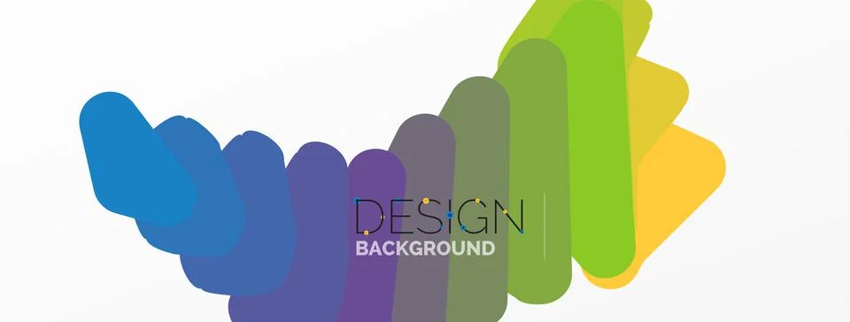 Background, creative geometric shapes composition with gradient effect Stock Illustration