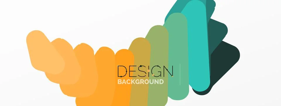 Background, creative geometric shapes composition with gradient effect Stock Illustration