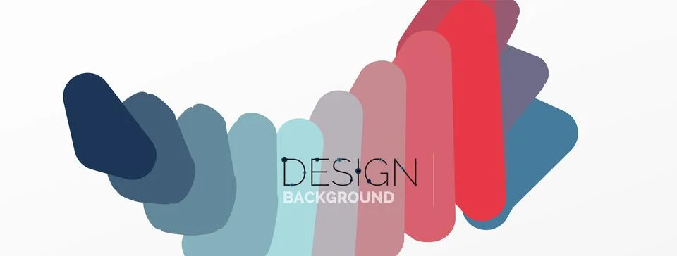 Background, creative geometric shapes composition with gradient effect Stock Illustration